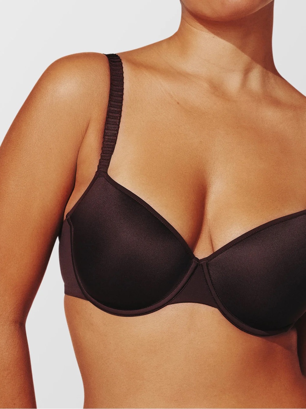 Thirdlove 24/7 Classic T-Shirt Bra in Espresso Size 38E